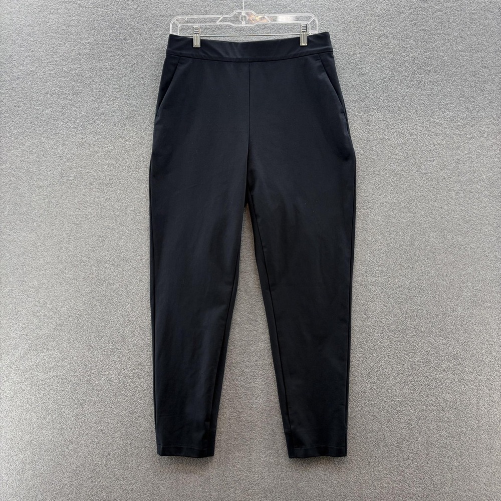 Ministry of Supply Pants Womens 8 Blue Tapered Pull On Stretch Travel Ankle Pant